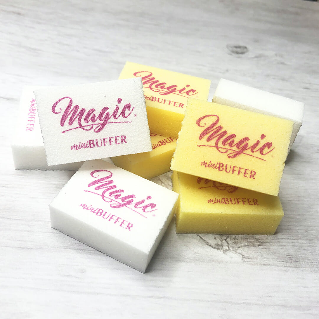 Magic Gel System Mini Buffer 180 Grit 100PC Yellow M05002