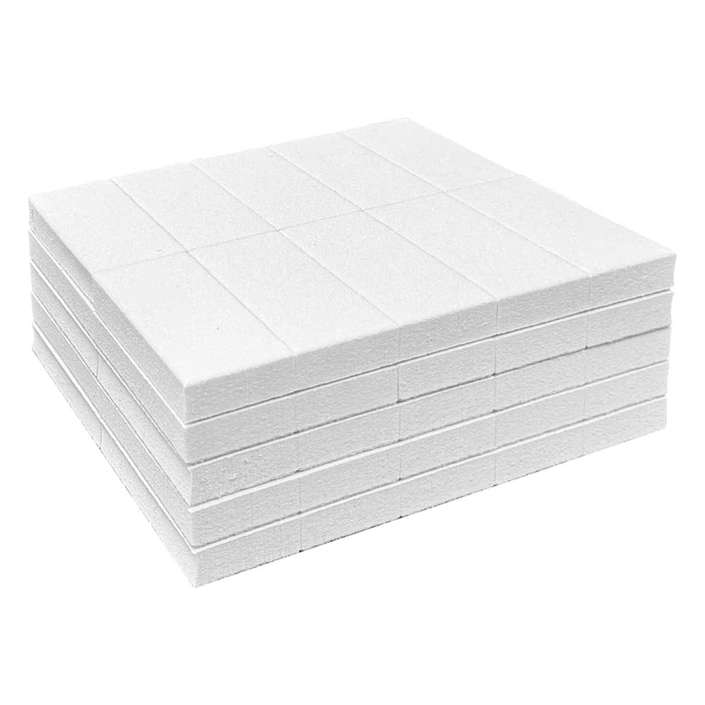 BeautyPlus Slim White/White Buffer 90/90 Pack50 WNB011 09090