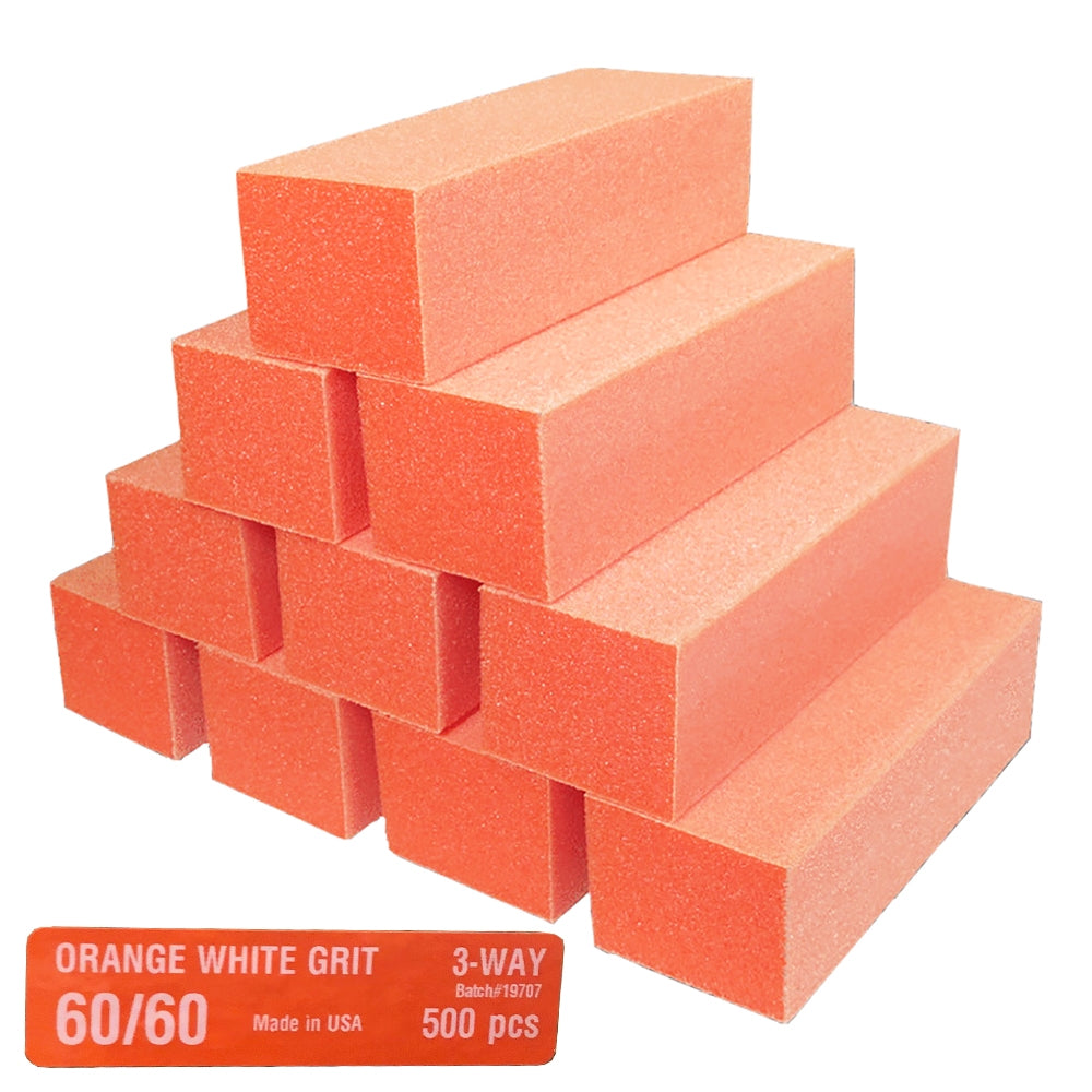 Dixon 3-Way Buffer Orange White Grit 60/60 10Pack 19708