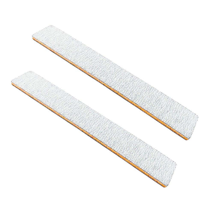 Nail File Jumbo Zebra 100/100 Washable Serrated Peach 24126