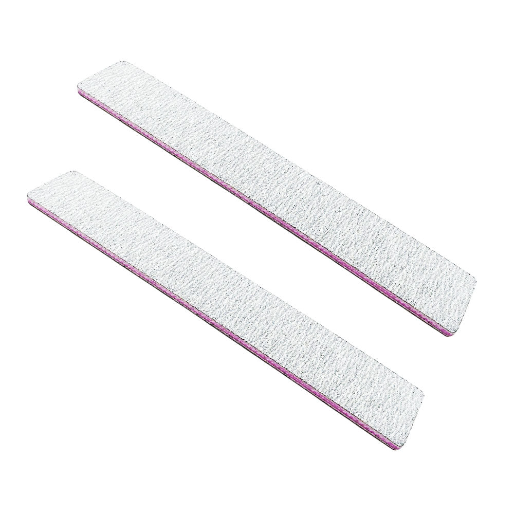 Nail File Jumbo Zebra 100/100 Washable Serrated Peach 24126