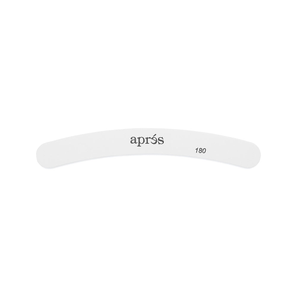 Apres Nail File 100/180 Grit - White Curve 73684