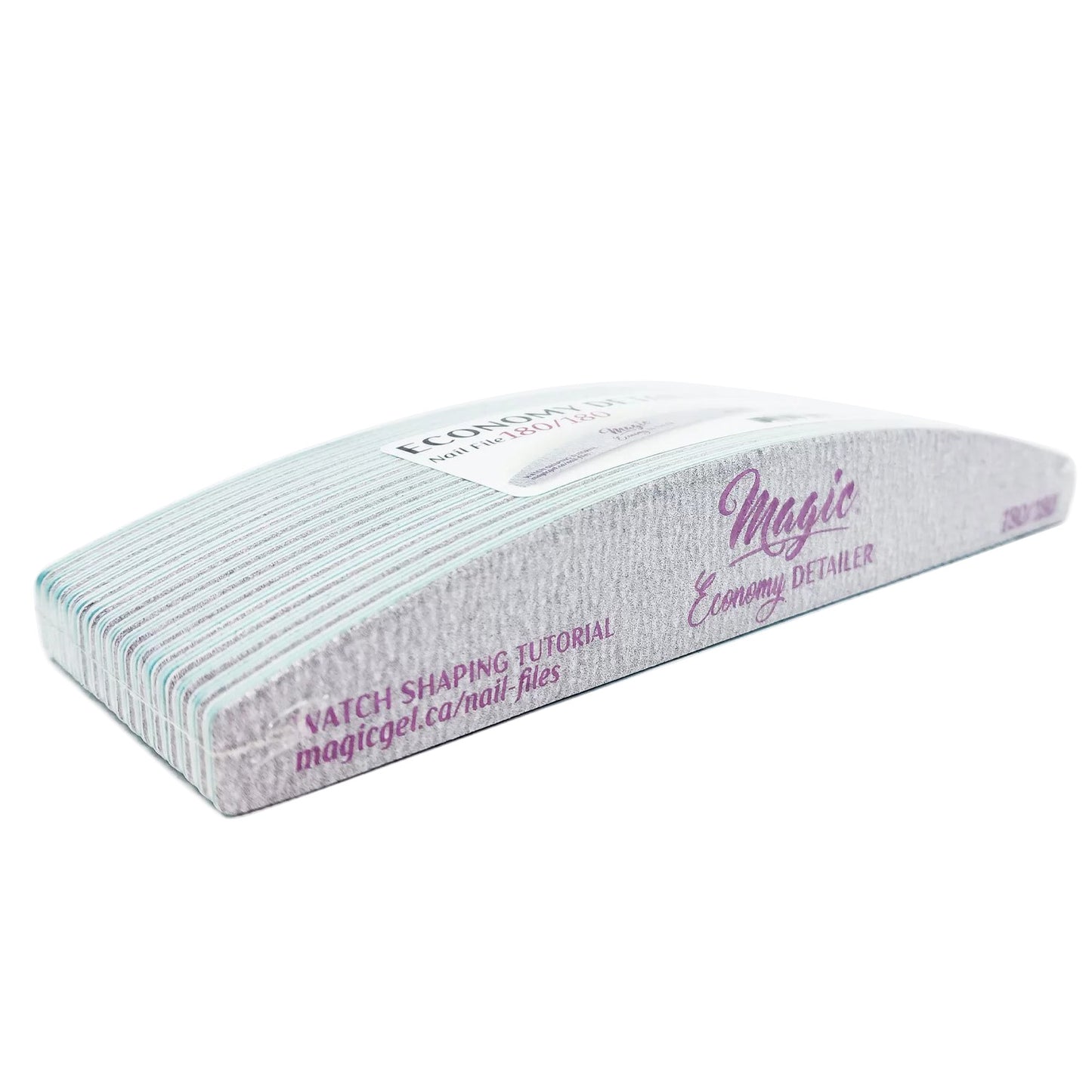 Magic Economy Detailer Zebra Nail File Grit 180/180 pack15