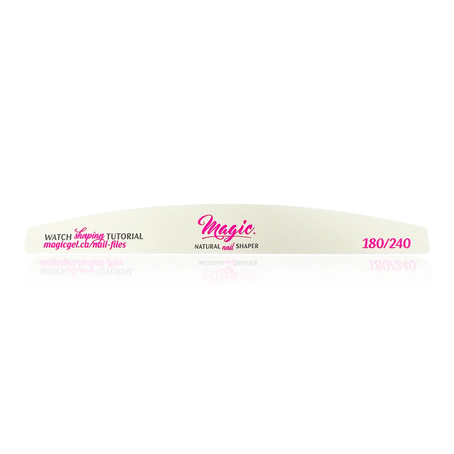Magic Natural Nail Shaper Nail File Grit 180/240