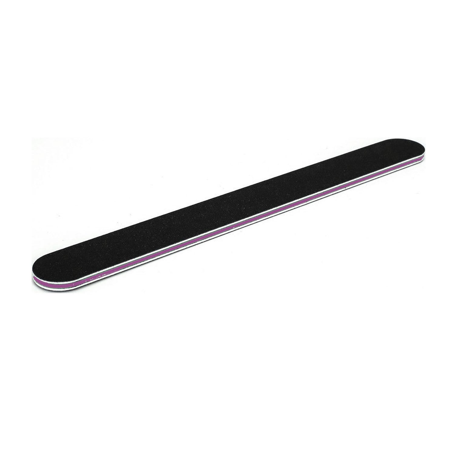 Nail File Black 80/80 Washable Serrated Lavender 24111