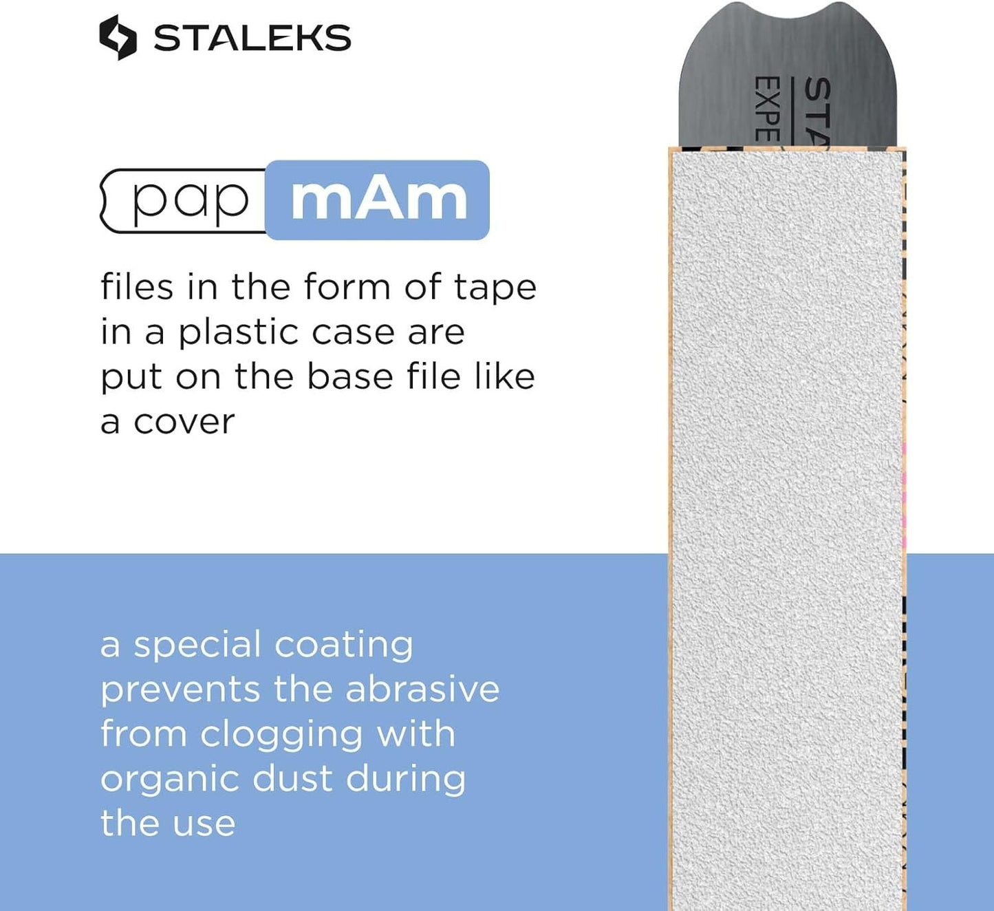 Staleks Pro Stickers papmAm Expert ATC 20 mm 180 Grit #1904