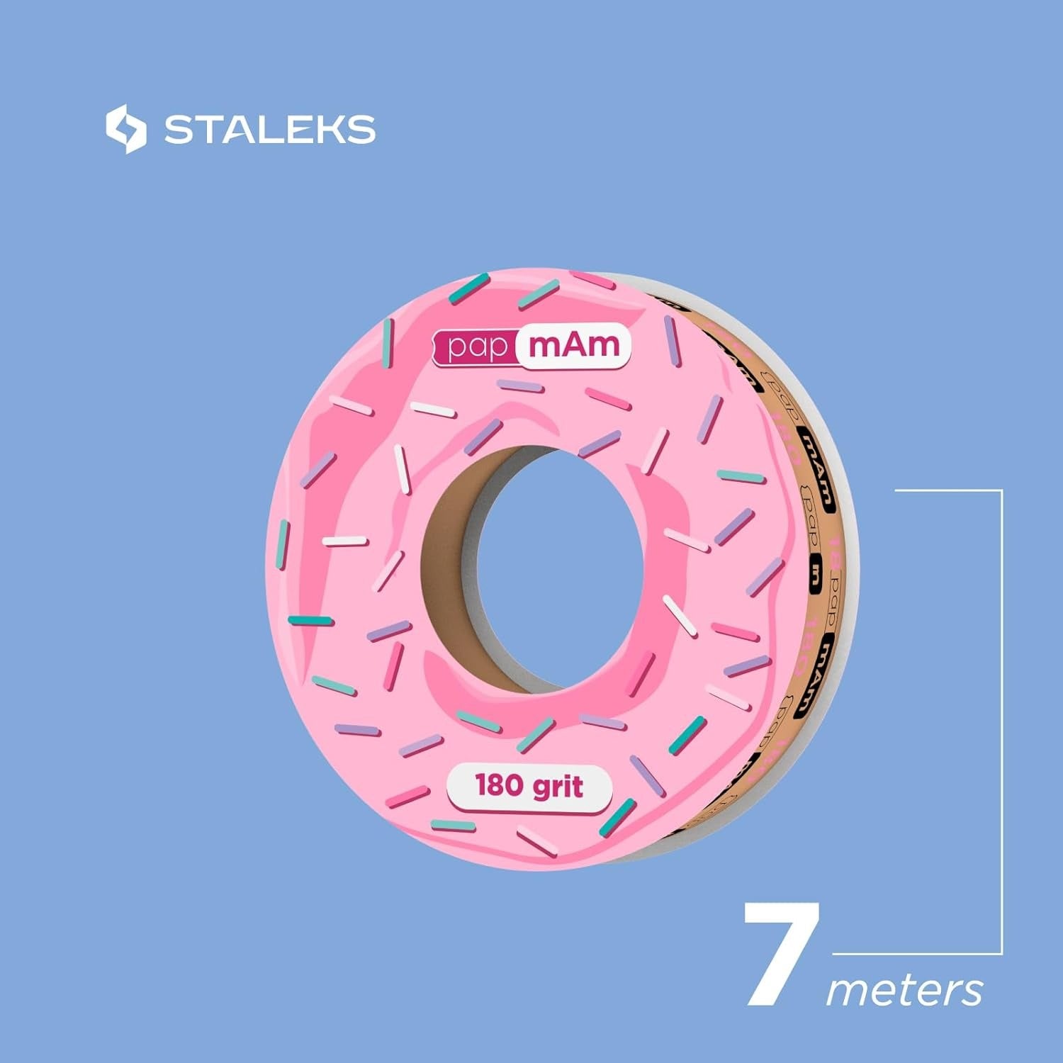 Staleks Pro Stickers papmAm Expert ATC 20 mm 180 Grit #1904