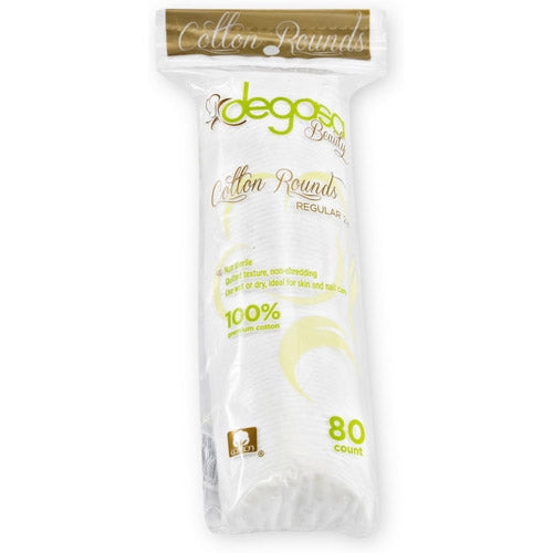 Degasa Beauty Cotton Rounds Regular 2", 80 Count - 24461