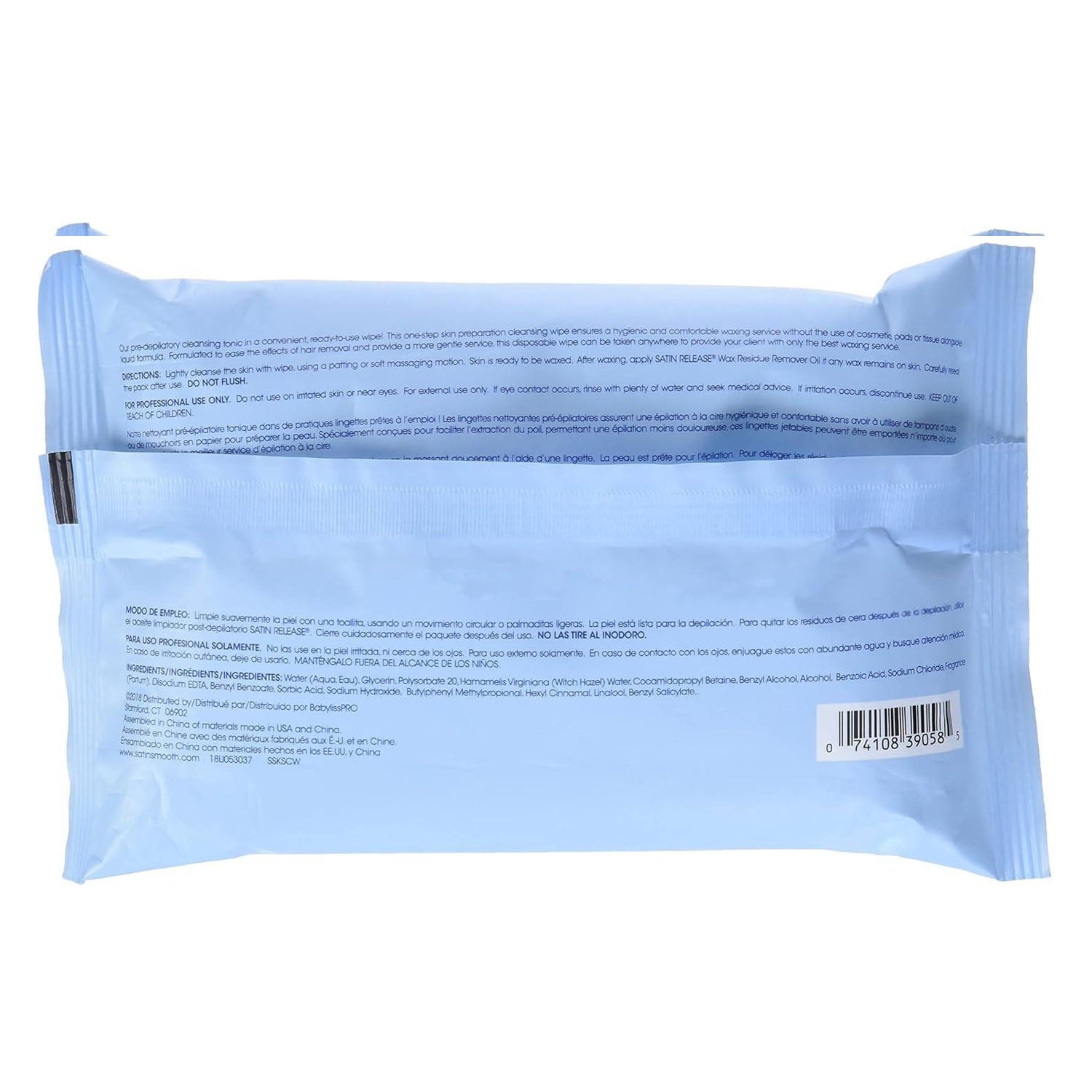 Satin Smooth Skin Preparation Wipes 50 count - SSKSCW 39058