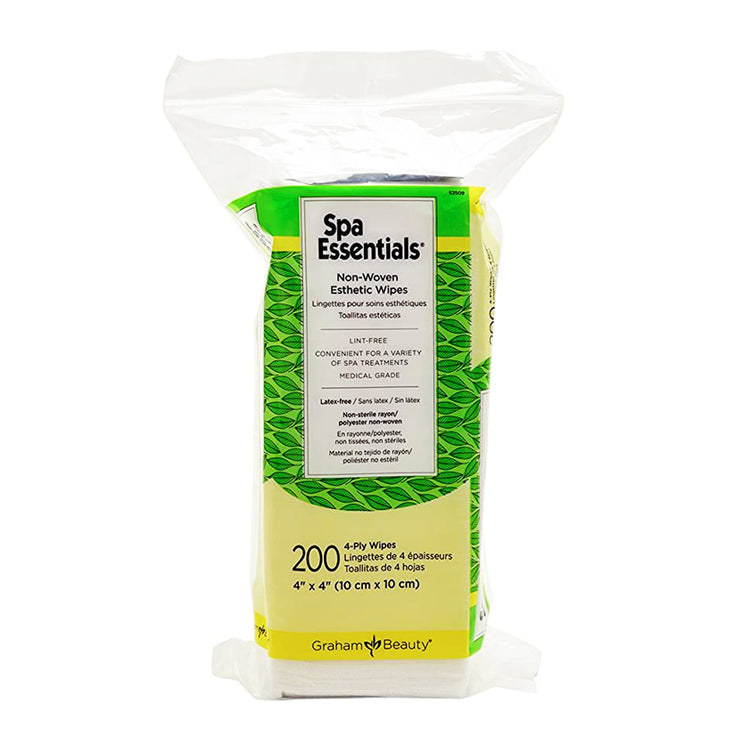 Graham Nonwoven Esthetic Wipes White 4"x4" 200 Wipes 52509