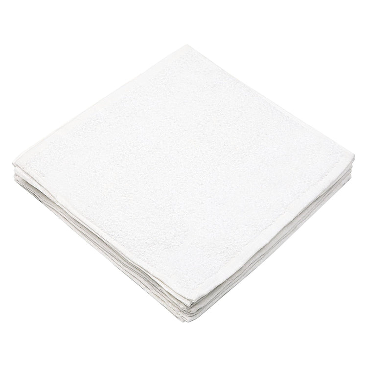 Silver Star White Towel 13" x 13" 1.2 Lbs 1DZ 01313