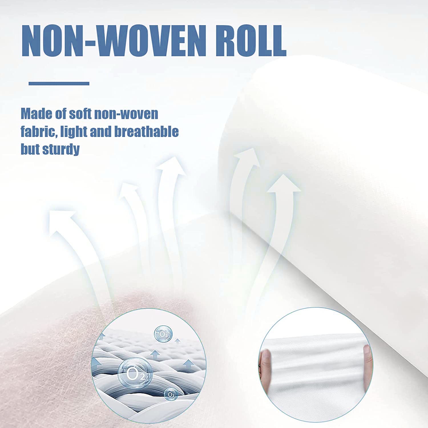 Sillver Star Non-Woven Bed Sheet Roll FaceHole 31'x70' FH30