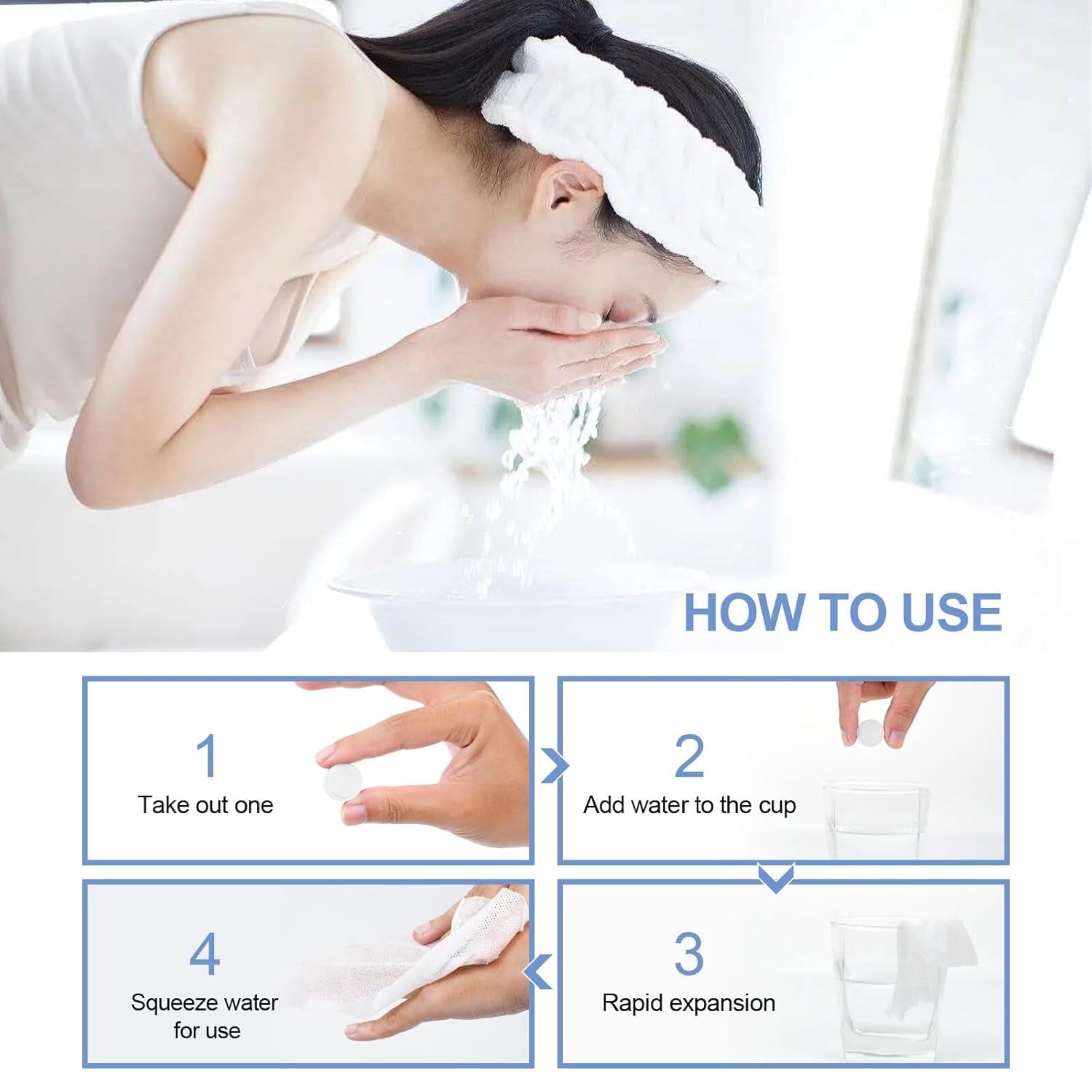 Portable Compressed Towel 100pcs 02237