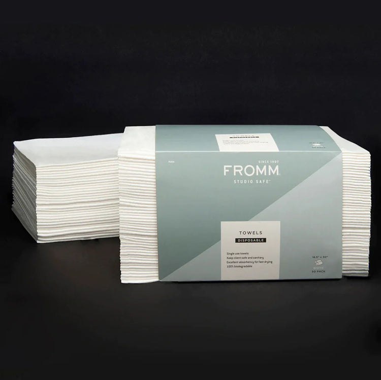 FROMM Disposable Towels White 16.5"x30" 50PK 12698/F6434
