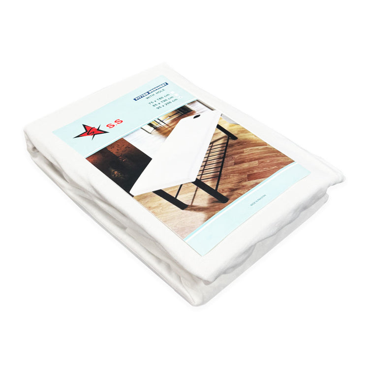 Silver Star Fitted Bed Sheet With Hole 37"x78" 50132