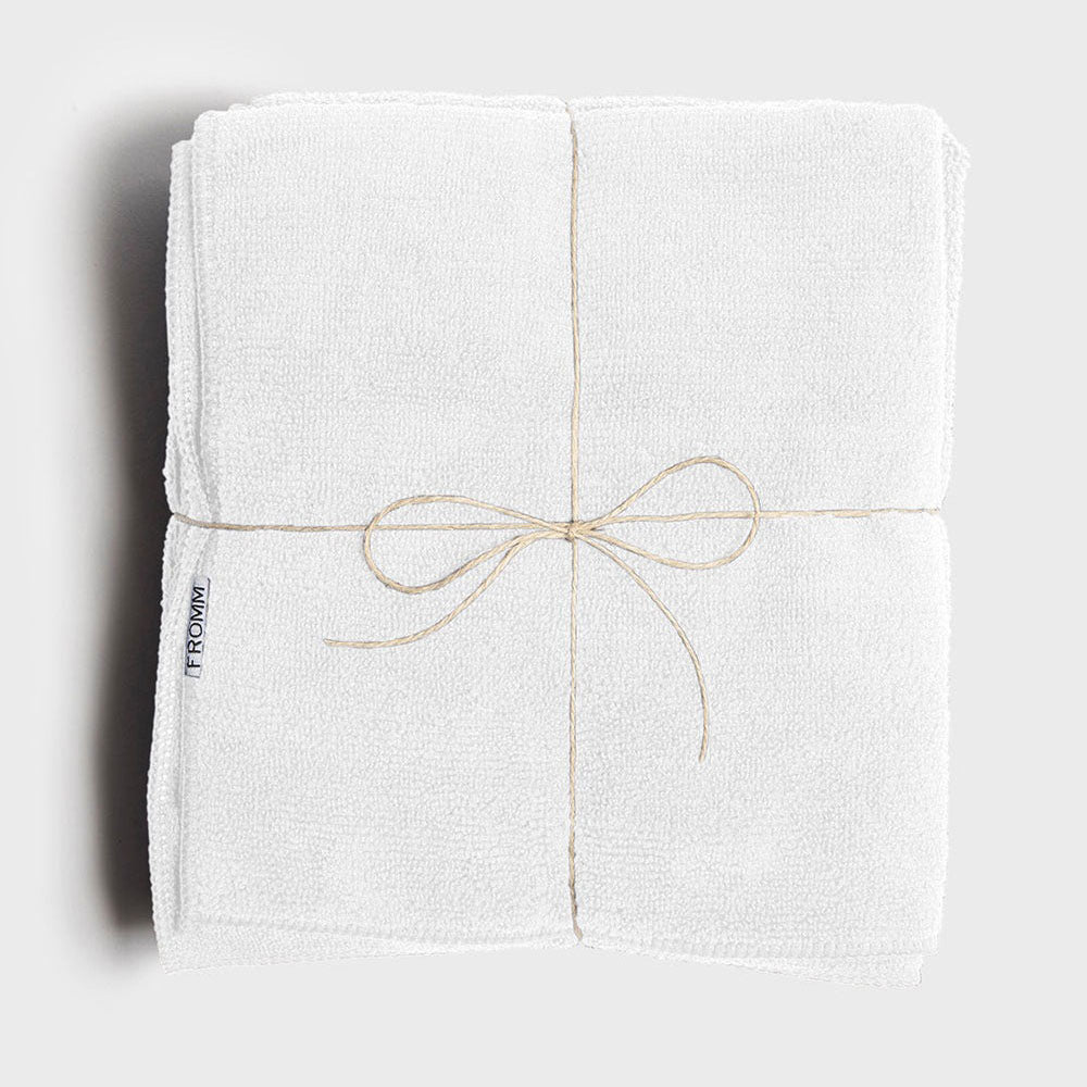 FROMM Softees Air Microfiber Towels 6PK White 00475