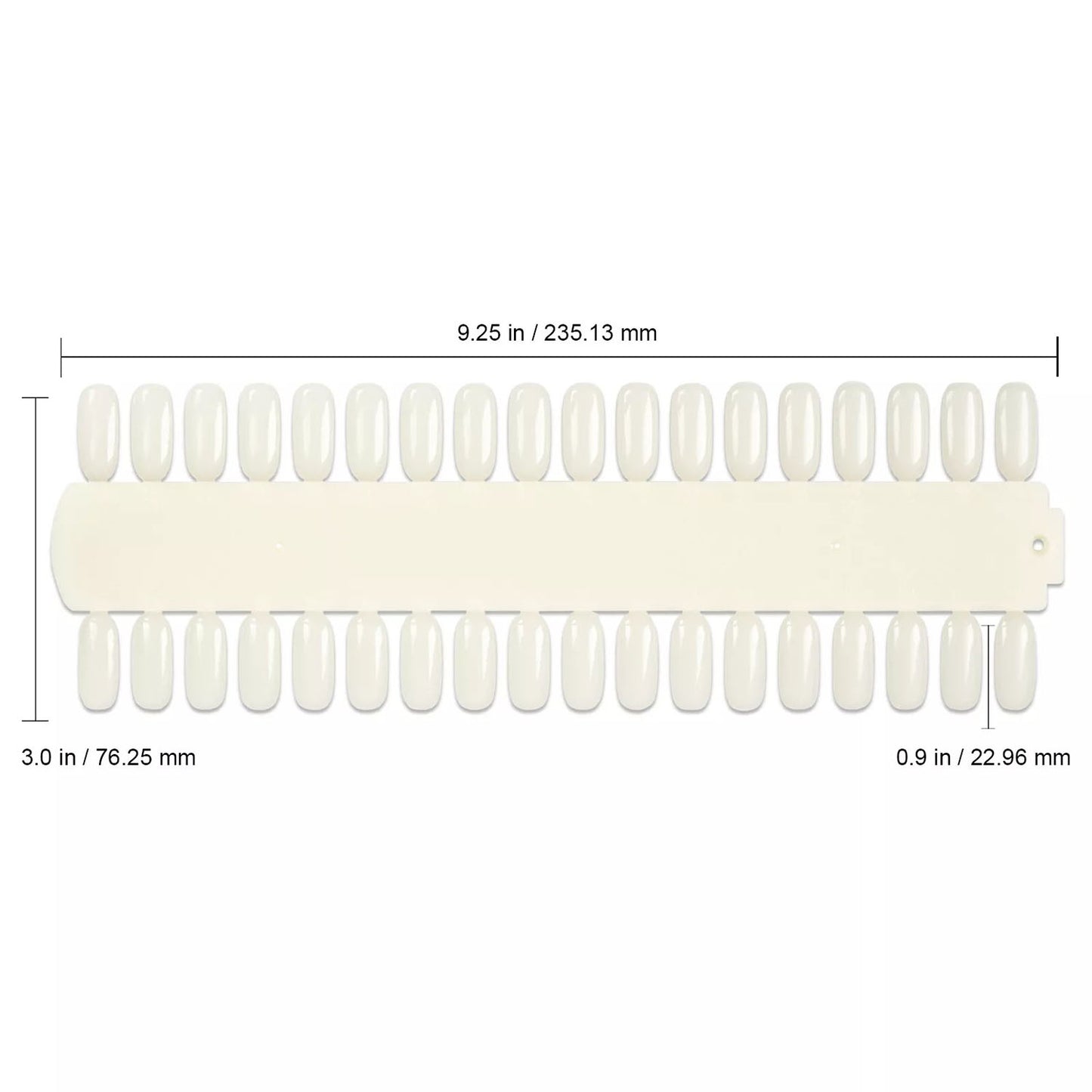 Berkeley 72-Tips Rectangular Polish Display Natural PD272NT