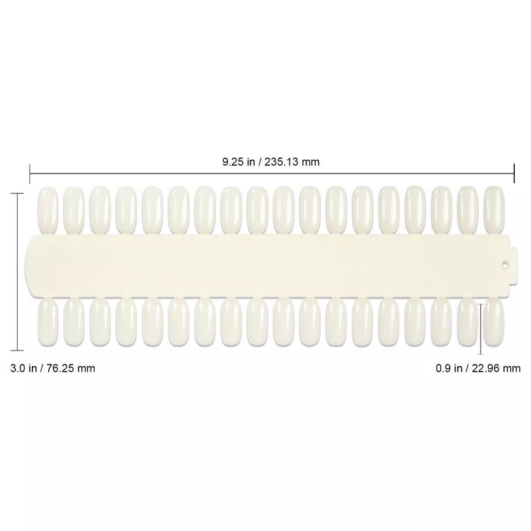 Berkeley 72-Tips Rectangular Polish Display Natural PD272NT