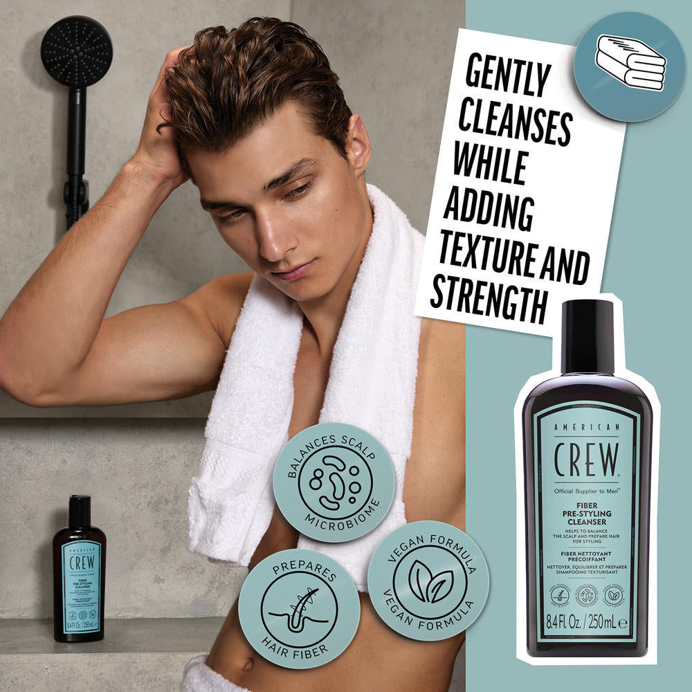 American Crew Fiber Pre-Styling Cleanser 8.4 oz 00417