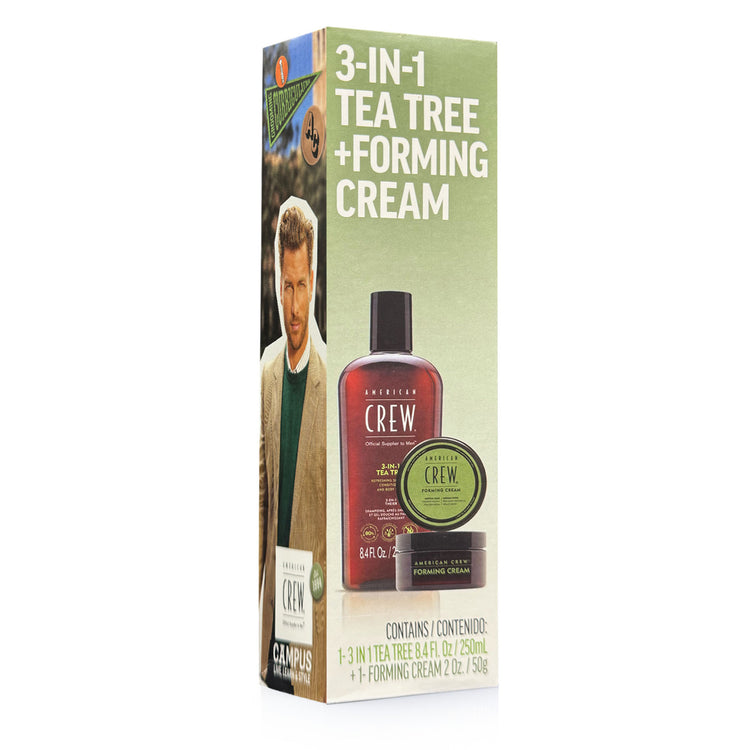 American Crew Holiday Duo Set 3-IN-1 Tea Tree Forming 01019