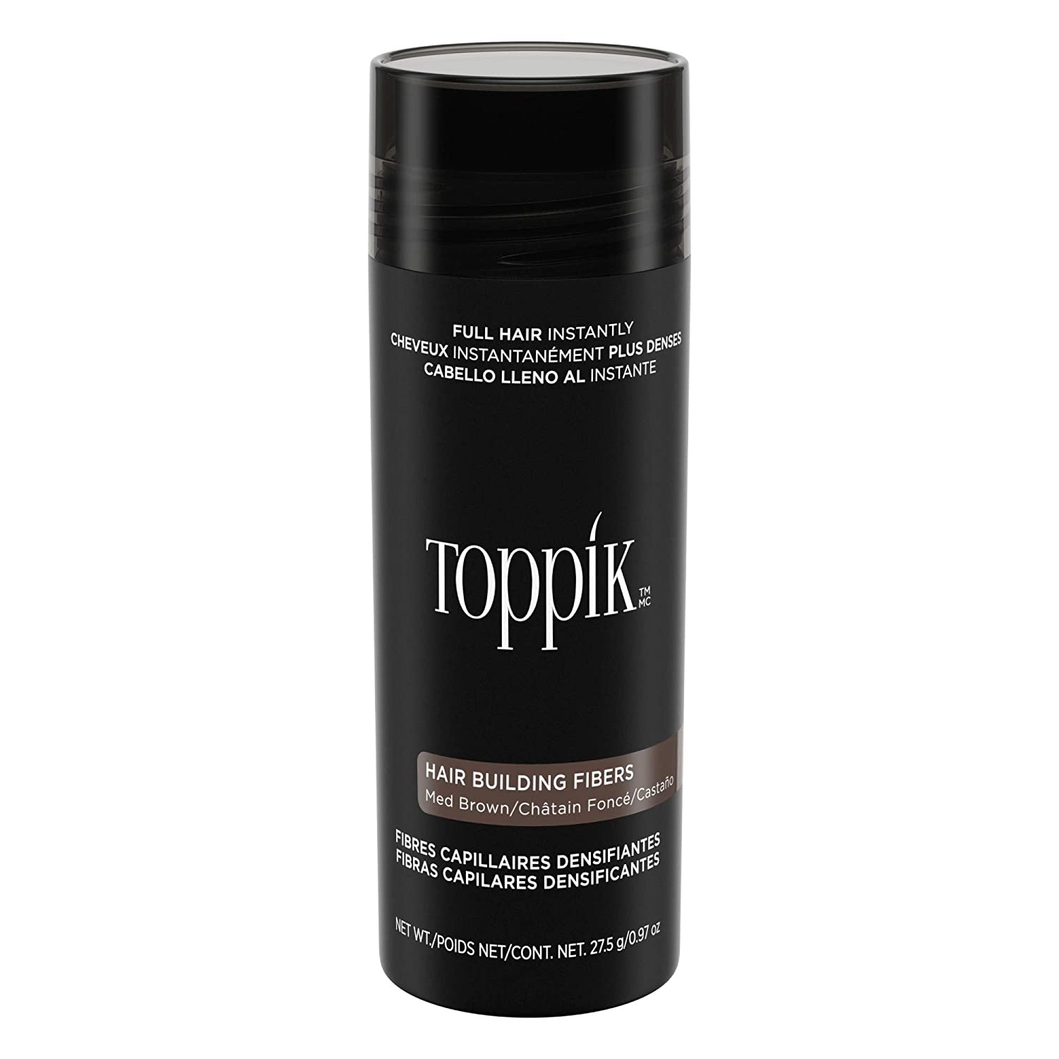 Toppik Hair Building Fibers 27.5 g/0.97oz-Medium Brown 01203
