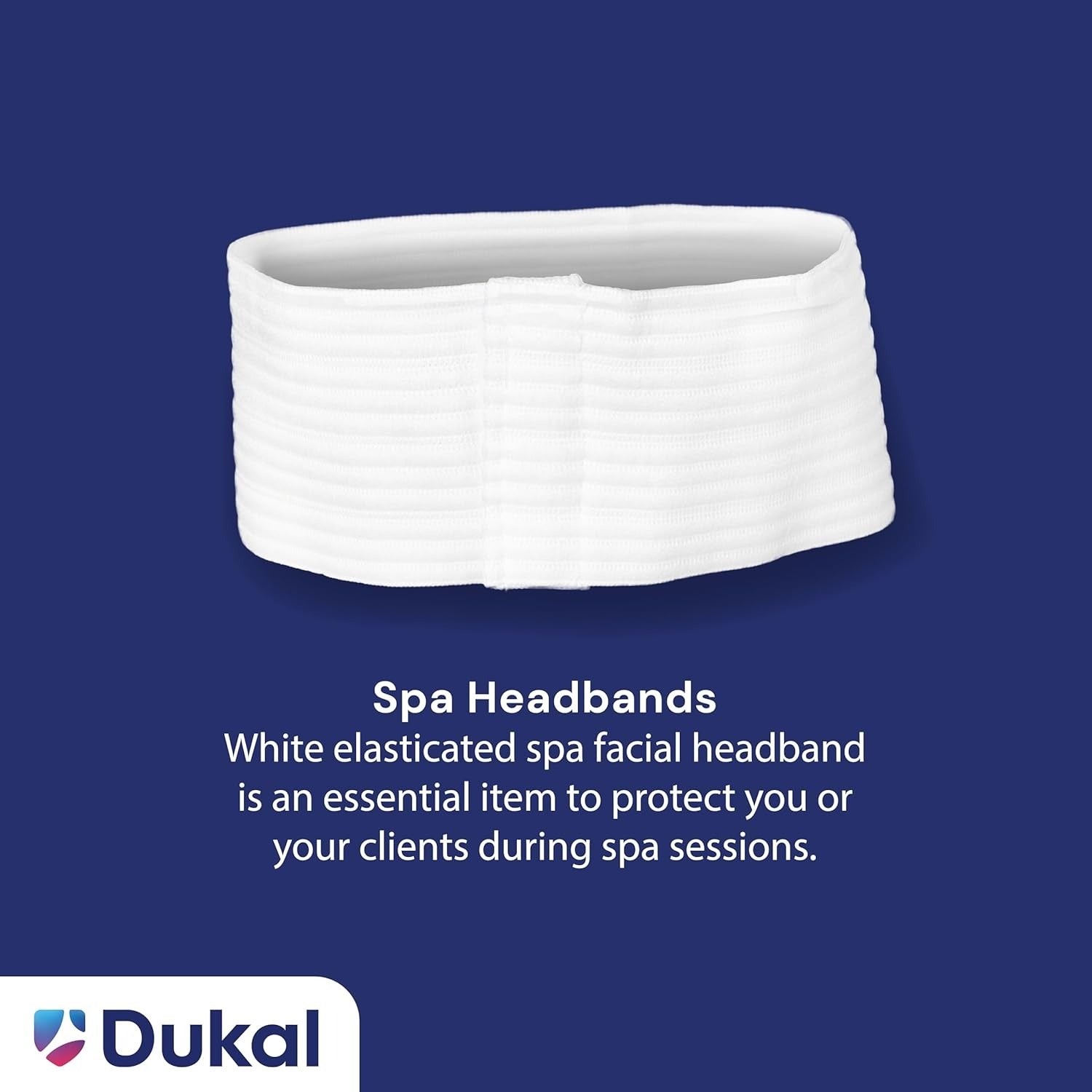 Dukal Reflections Disposable Stretch Headbands 48PK 900552