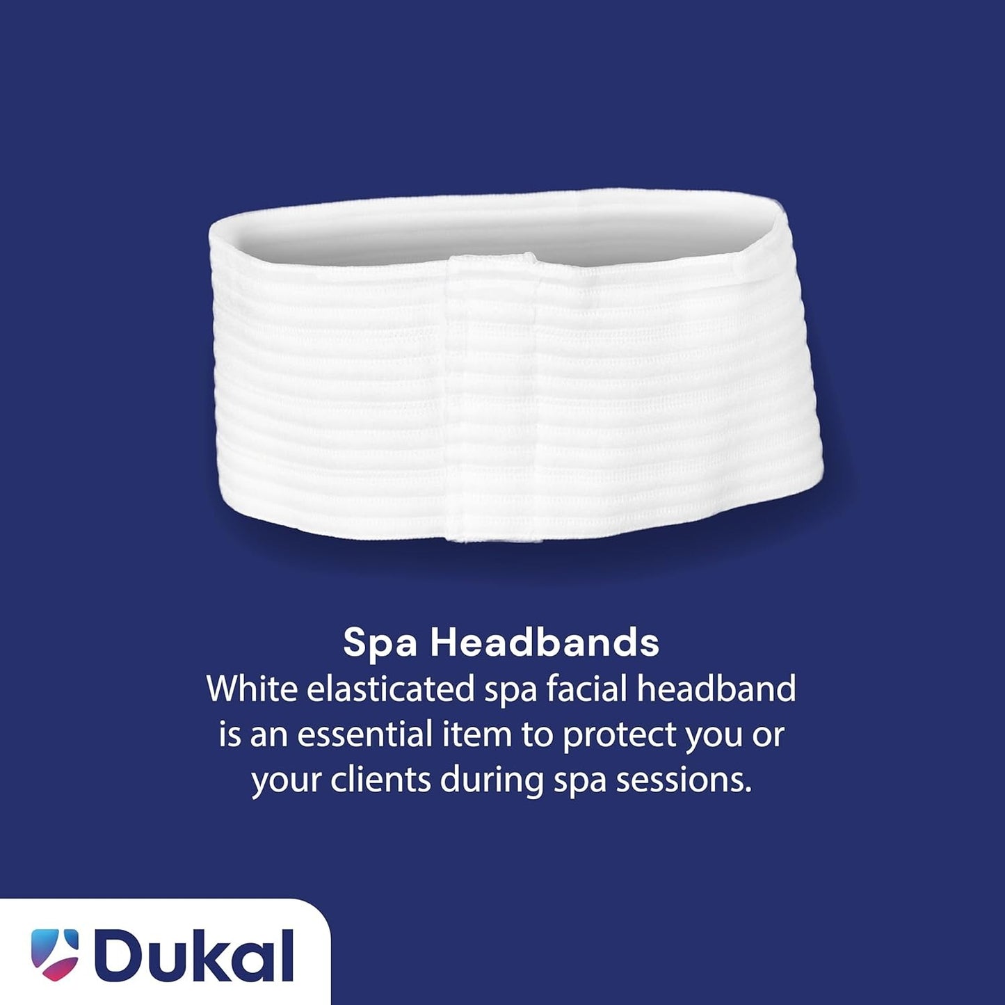 Dukal Reflections Disposable Stretch Headbands 48PK 900552