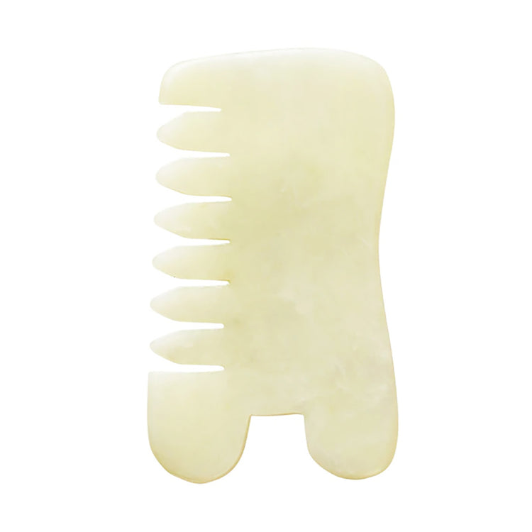 Zoe Ayla Comb Edge Jade Gua Sha Tool RT393-JDGST/01745