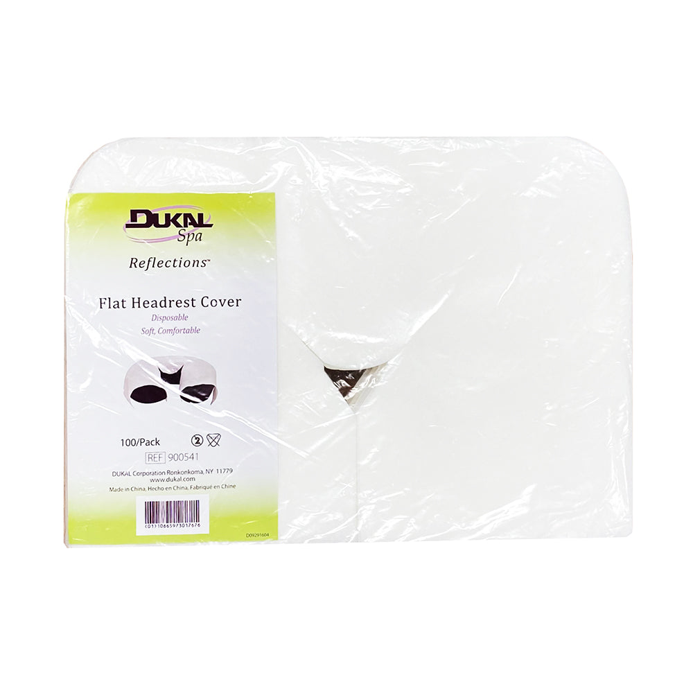 Dukal Reflections Disposable Flat Headrest Cover100PK 900541