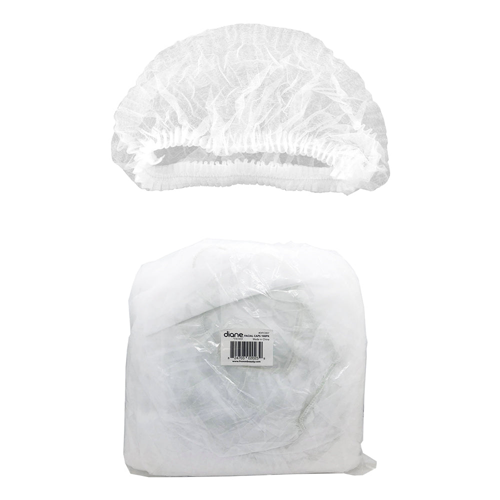 Diane By Fromm Disposable Facial Caps WH 100PK DFC007/02023