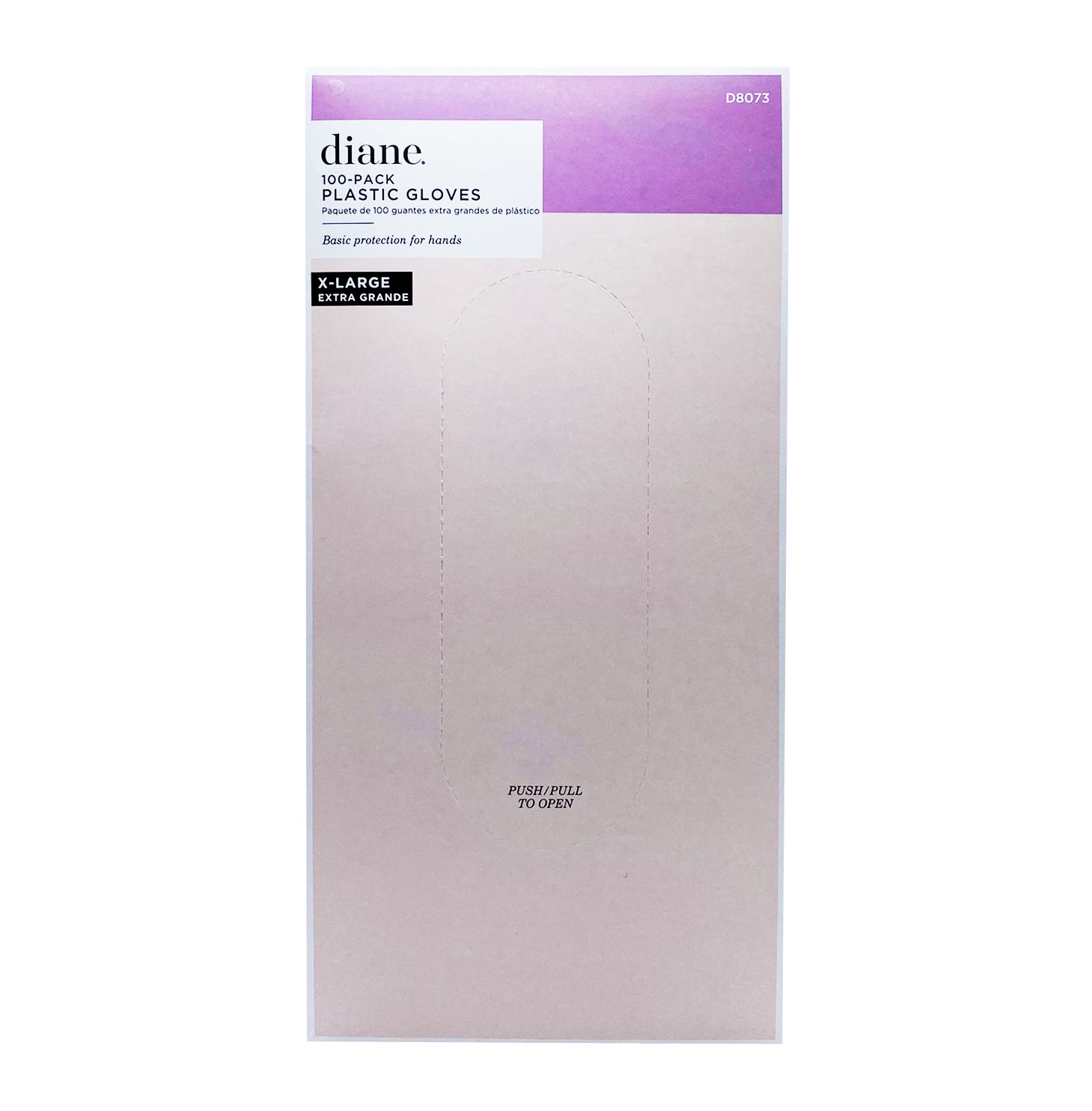 Diane Plastic Gloves 100PK X-Large D8073