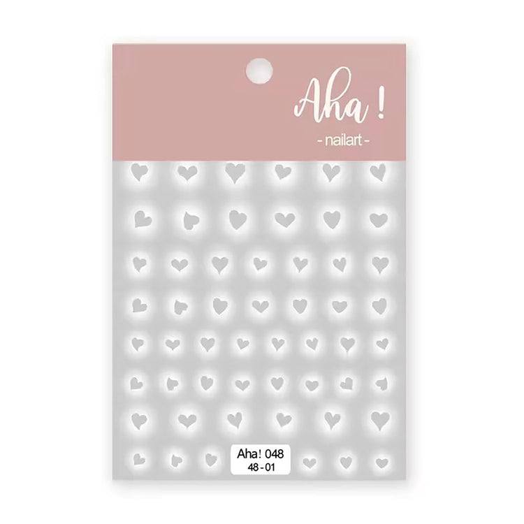 3D Love Heart Nail Art Sticker Self-Adhesive 04848