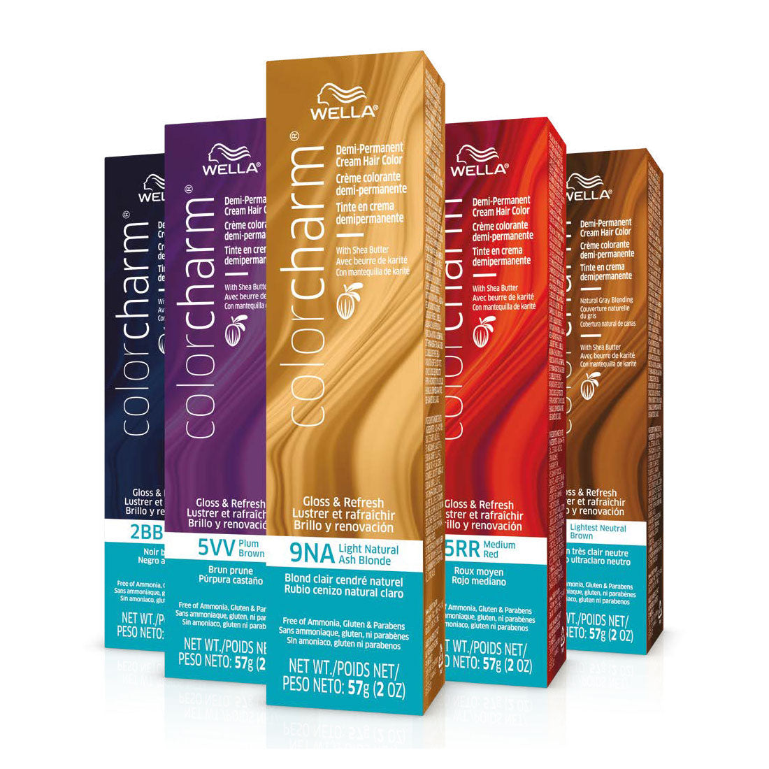 Wella Color Charm Demi 5RR Medium Red 2 oz 51451
