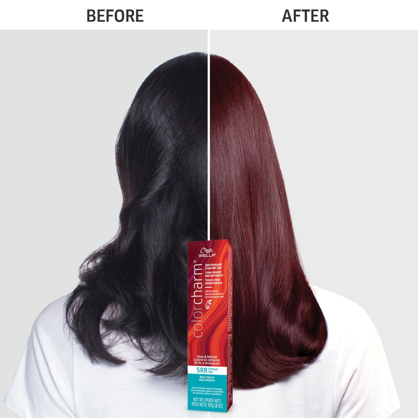 Wella Color Charm Demi 5RR Medium Red 2 oz 51451