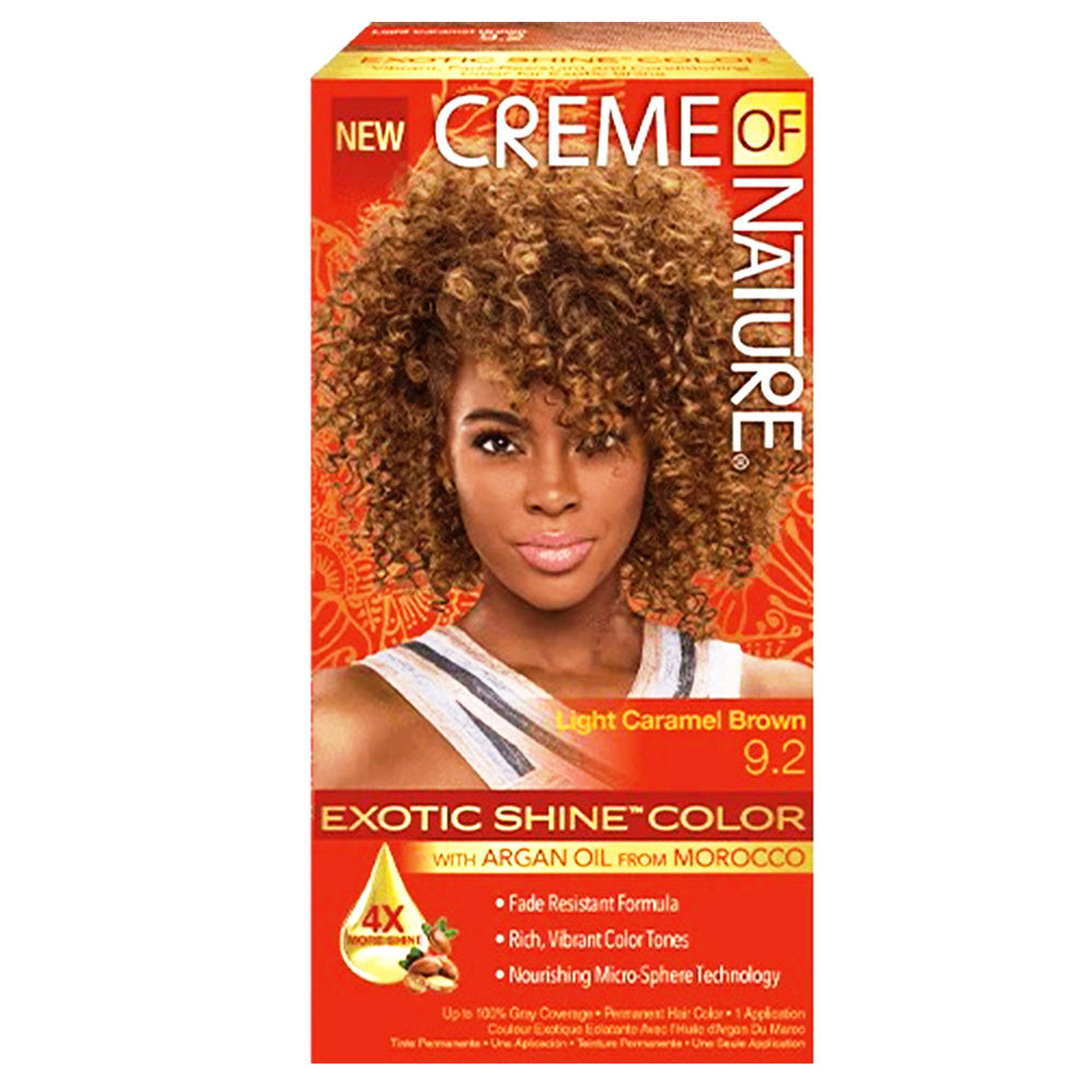 Creme Of Nature Exotic Shine Color 9.2 Lt Caramel Brown06266