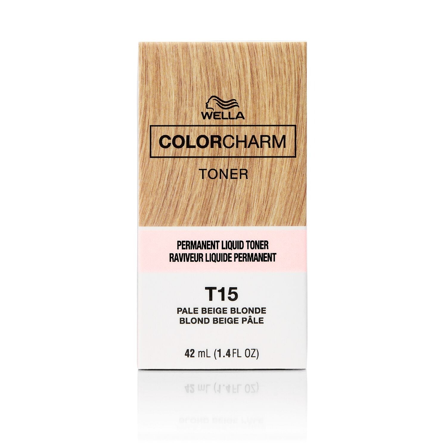 Wella Color Charm Hair Toner T15 P. Beige Blonde 1.4oz 06688
