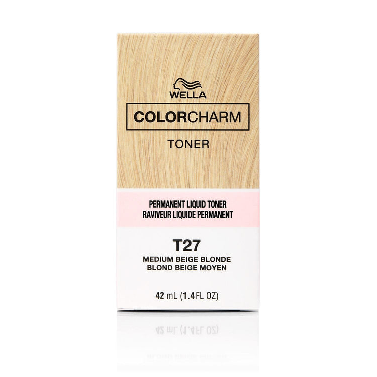 Wella Color Charm Hair Toner T27 M. Beige Blonde 1.4oz 06689