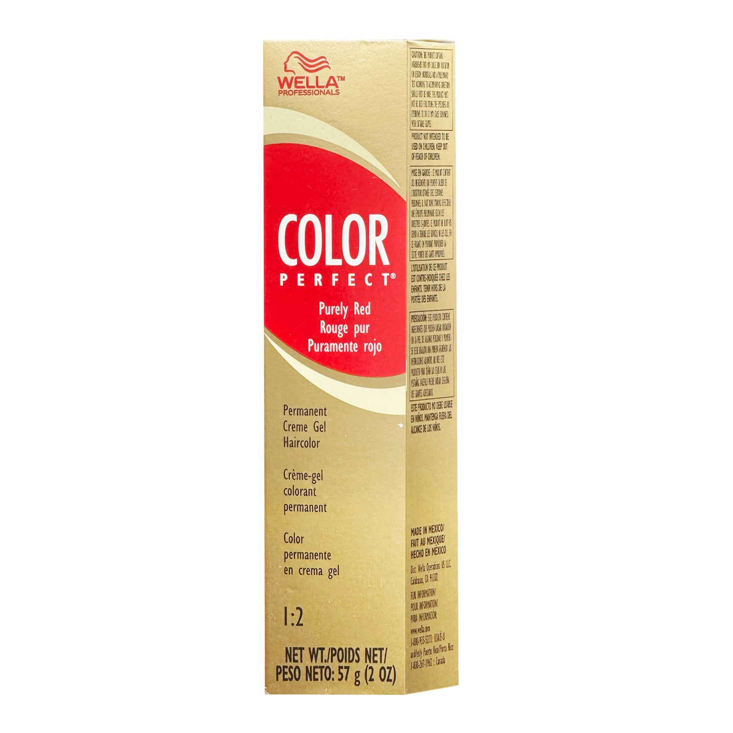 Wella Color Perfect 5RR Level 5 Pure Red 2 oz 07445