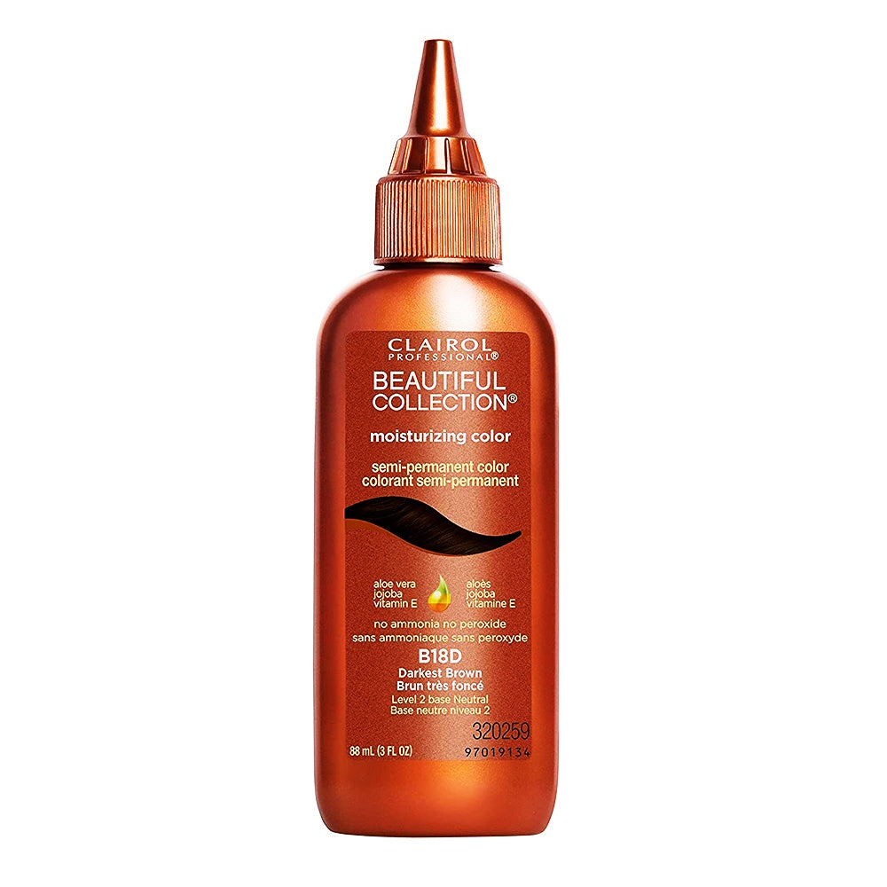Clairol Semi-Permanent Color 3 oz - B18D Darkest Brown 10179