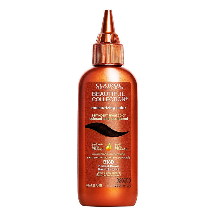 Clairol Semi-Permanent Color 3 oz - B18D Darkest Brown 10179