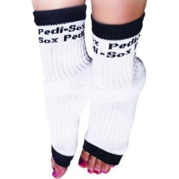 Original Pedi-Sox White/Black Trim PS-101