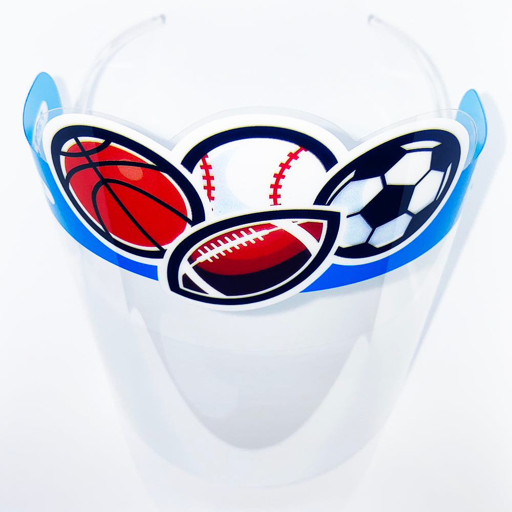 Child Face Shield With Character Banner 10435