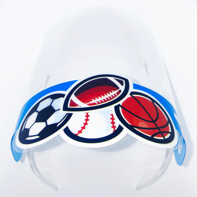 Child Face Shield With Character Banner 10435