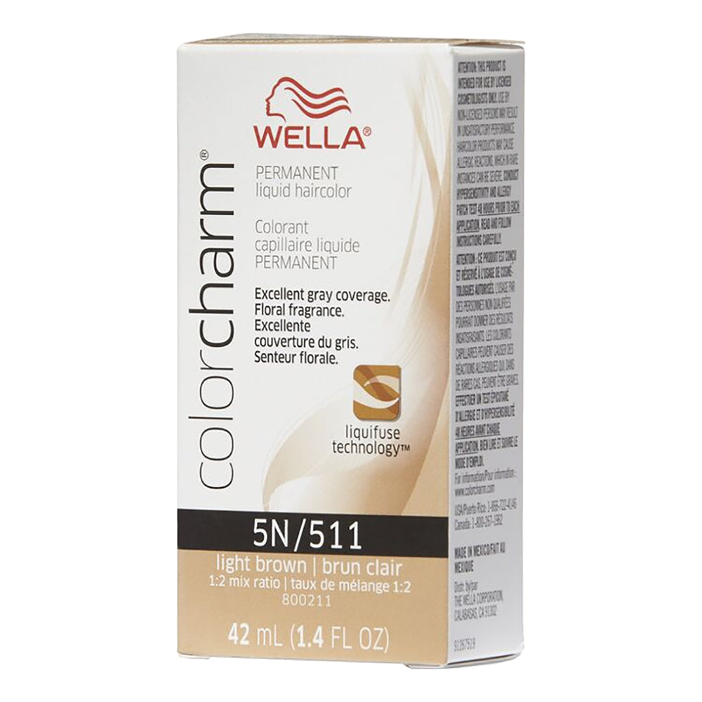 Wella Color Charm 5N/511 Light Brown 1.4 oz 10528