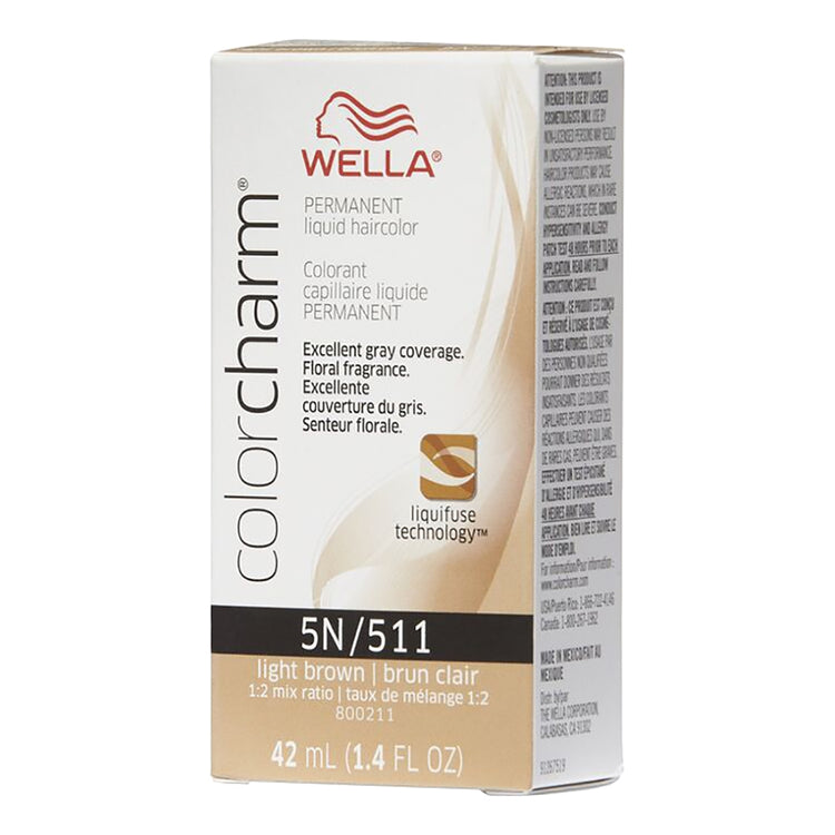 Wella Color Charm 5N/511 Light Brown 1.4 oz 10528