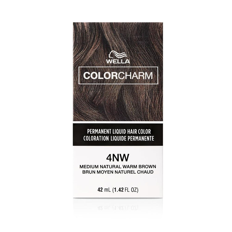 Wella Color Charm 4NW Medium Natural Warm Brown 1.4 oz 10544