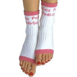Original Pedi-Sox White/Pink Trim PS-105