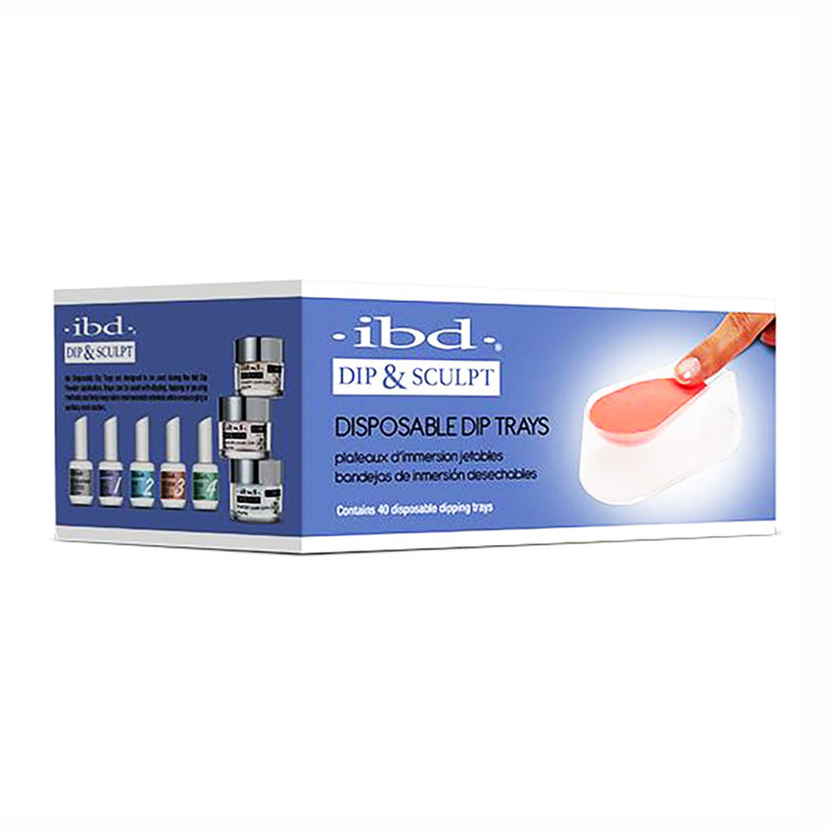 IBD Dip & Sculpt Disposable Dip Trays 40Pcs 13491