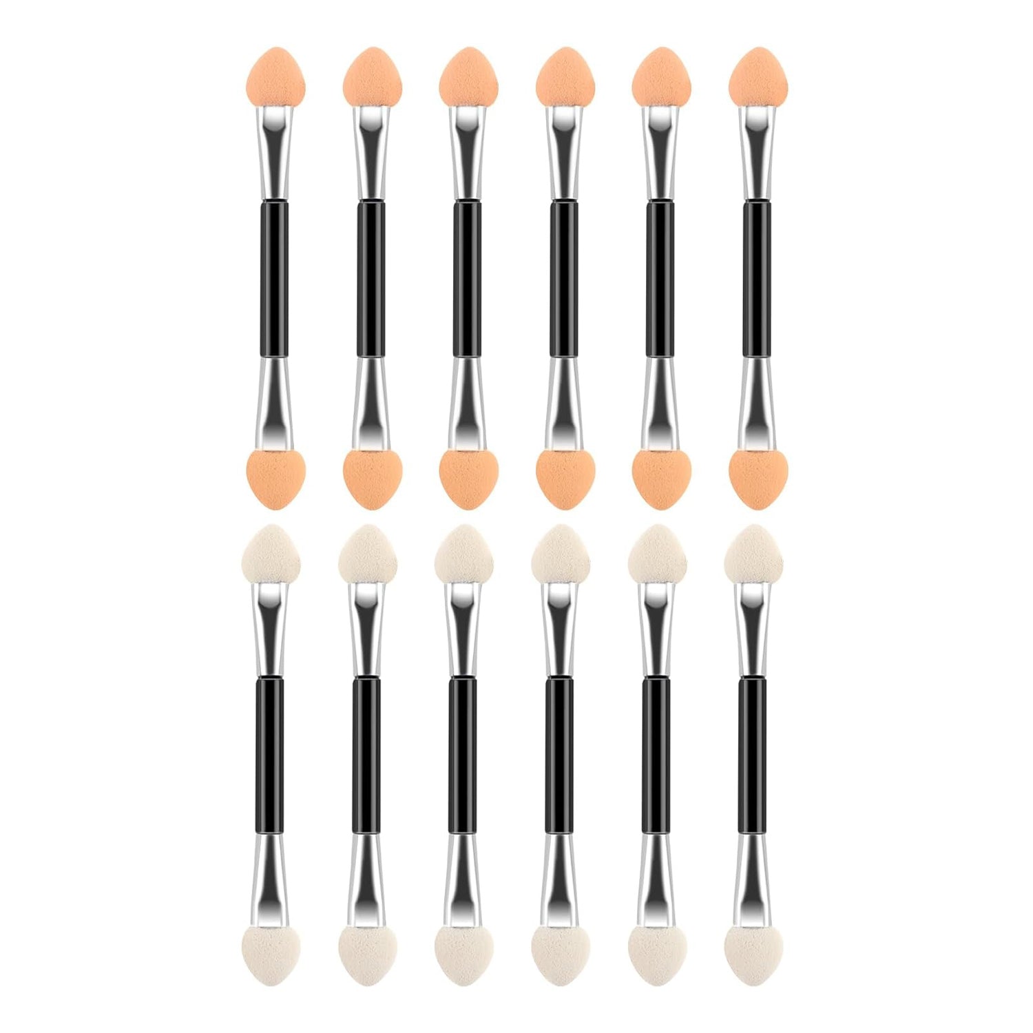 Double Eye Shadow Applicators 12Pcs 14229
