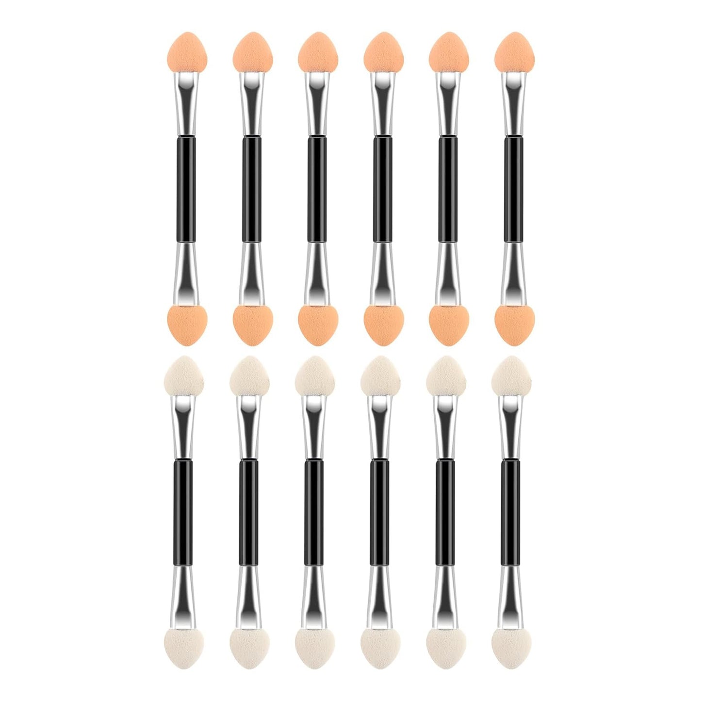 Double Eye Shadow Applicators 12Pcs 14229